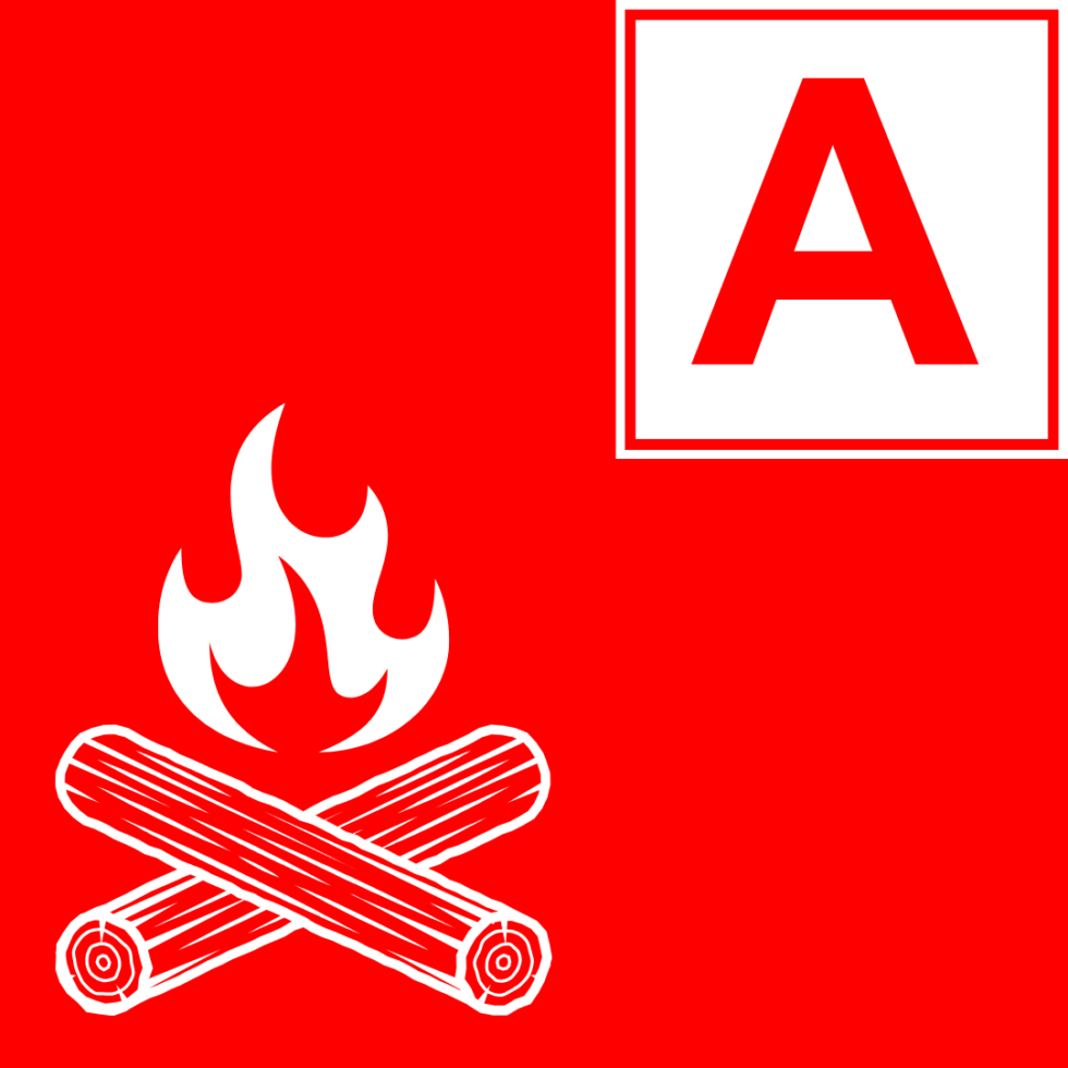 Class A fire symbol