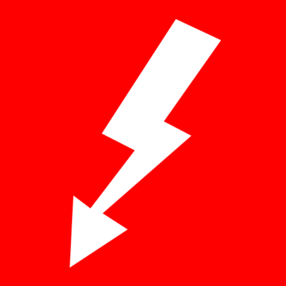 Electrical fire symbol