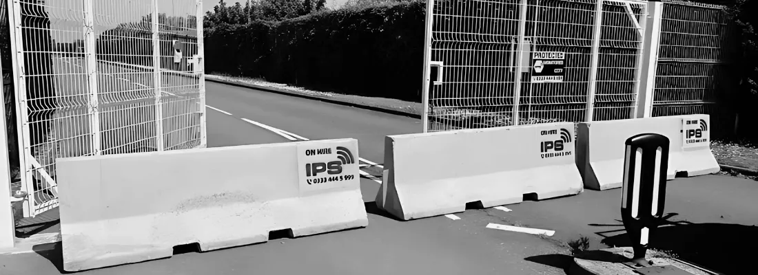 Fast concrete barrier installation